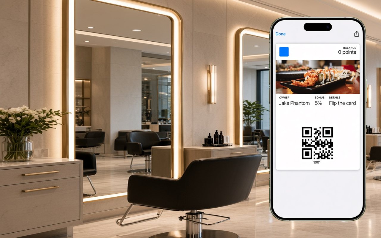 Wallet Passes for a beauty salon