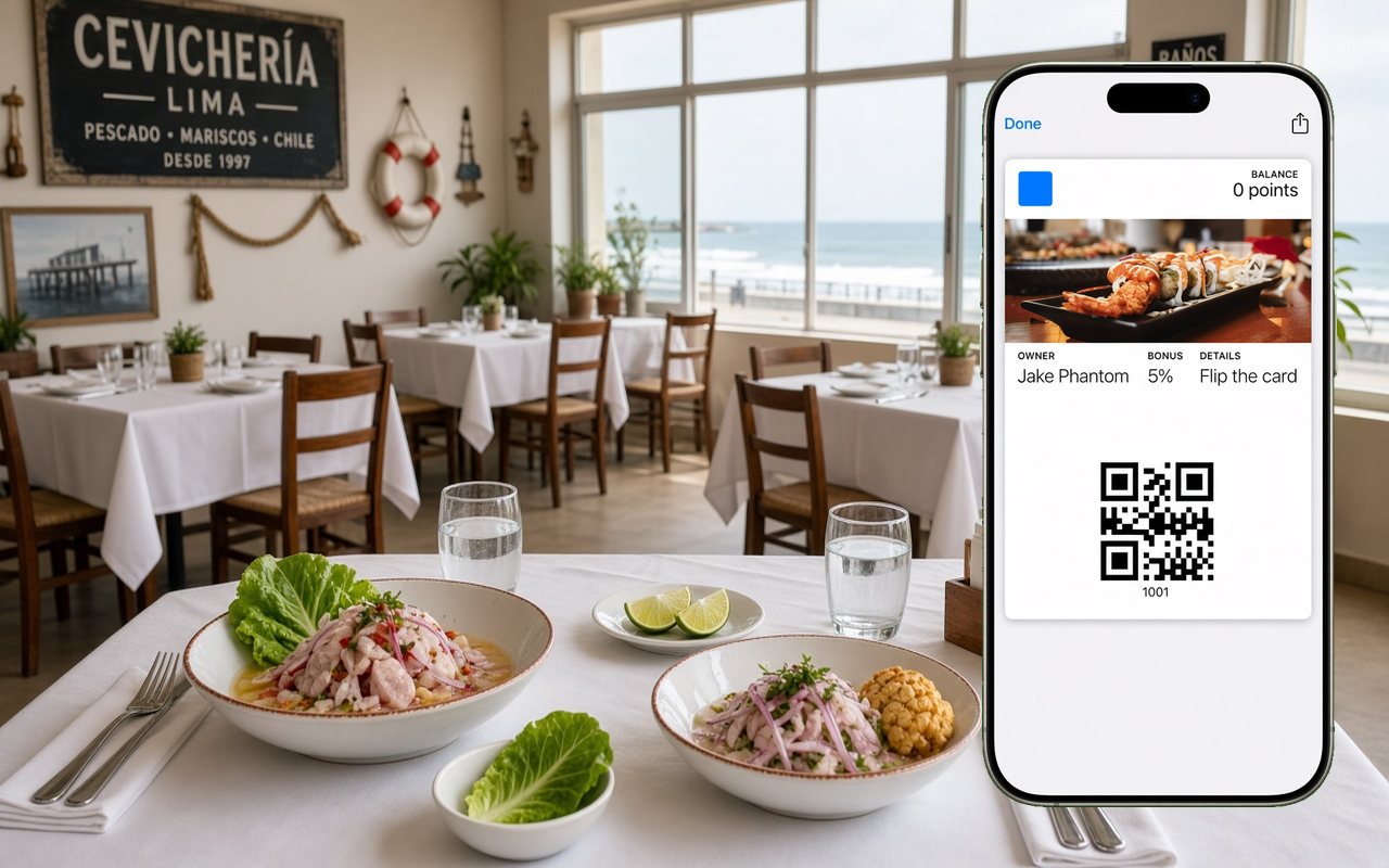 Wallet Passes for a cevichería
