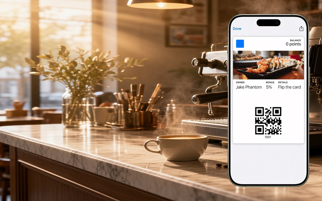 Wallet Passes for a coffee chain