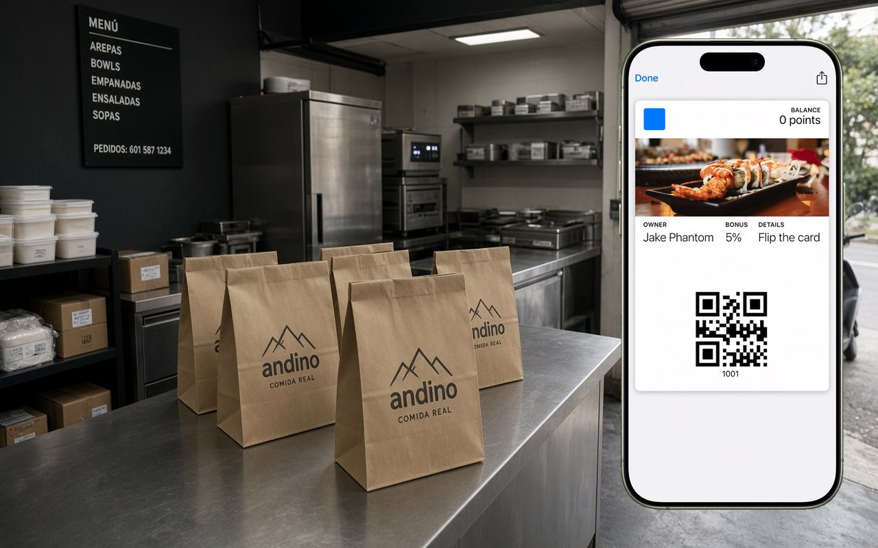Wallet Passes for a delivery kitchen