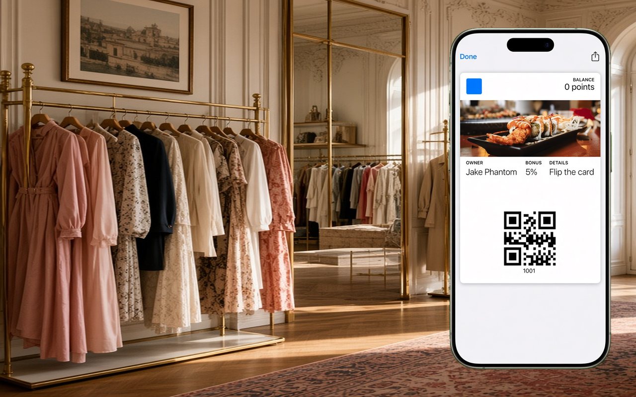 Wallet Passes for a fashion boutique