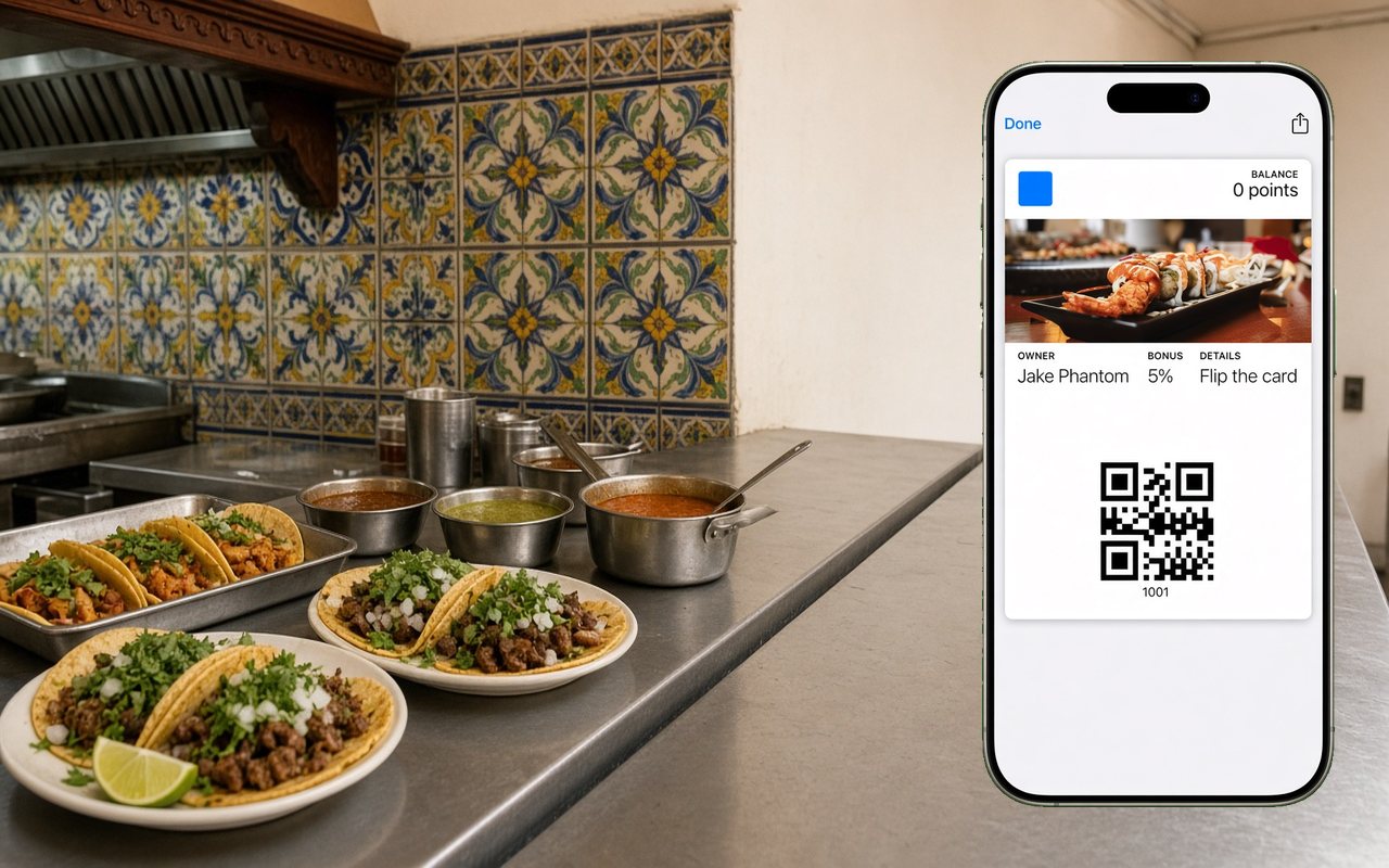 Wallet Passes for a taquería