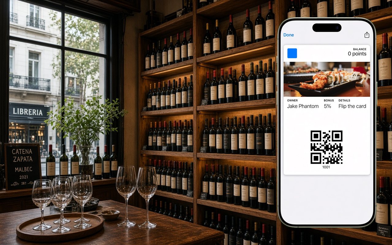 Wallet Passes for a wine club